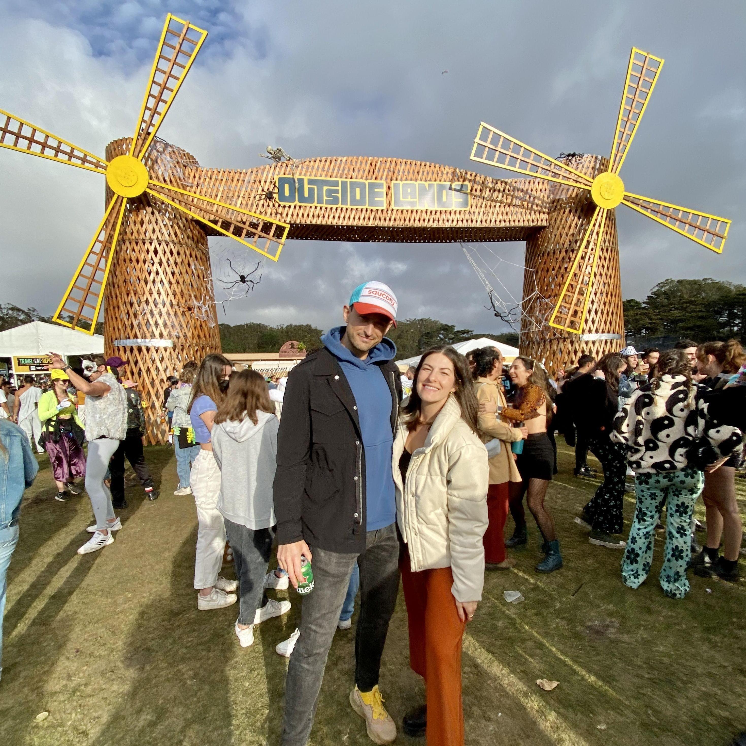 Our first Outside Lands! Ty was hooked.