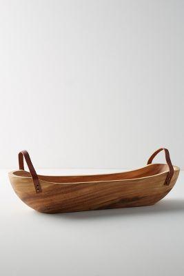 Woodgrain Bread Bowl