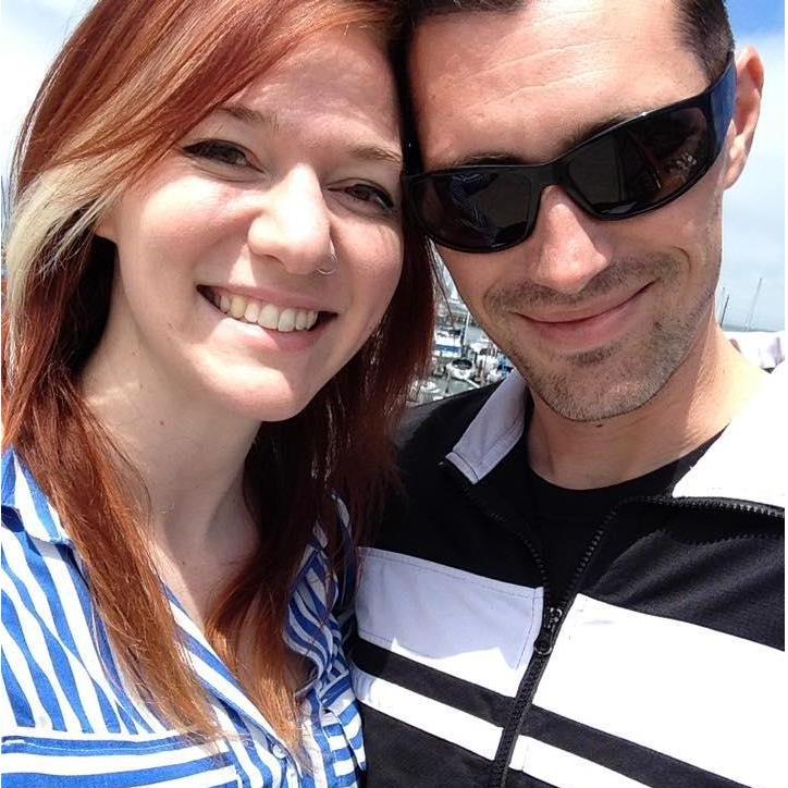 Our first photo together on a weekend trip to San Francisco