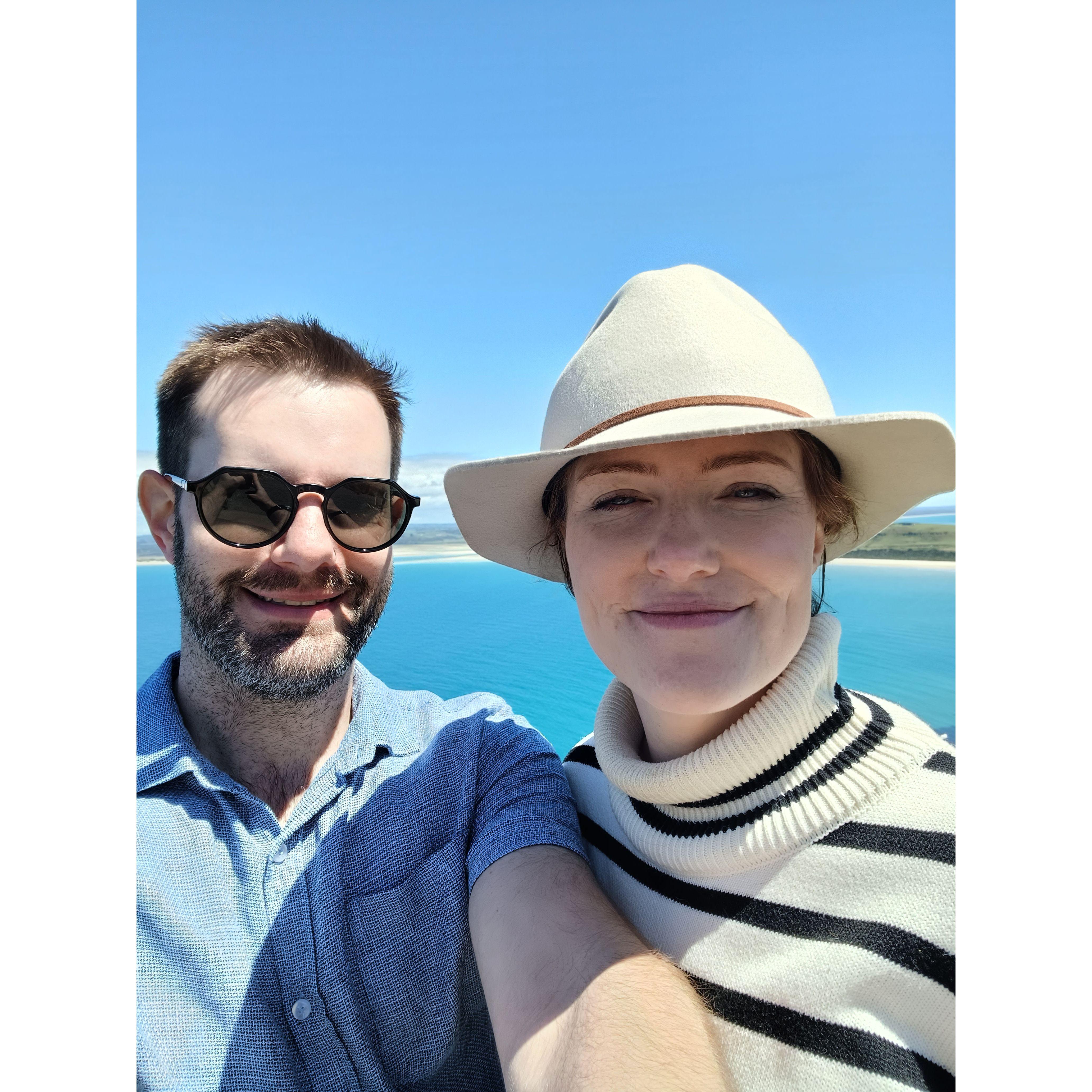 In Tasmania on top of the Nut