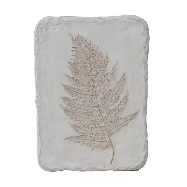 Bee & Willow™ Wild Fern 3 Botanical Plaque in White