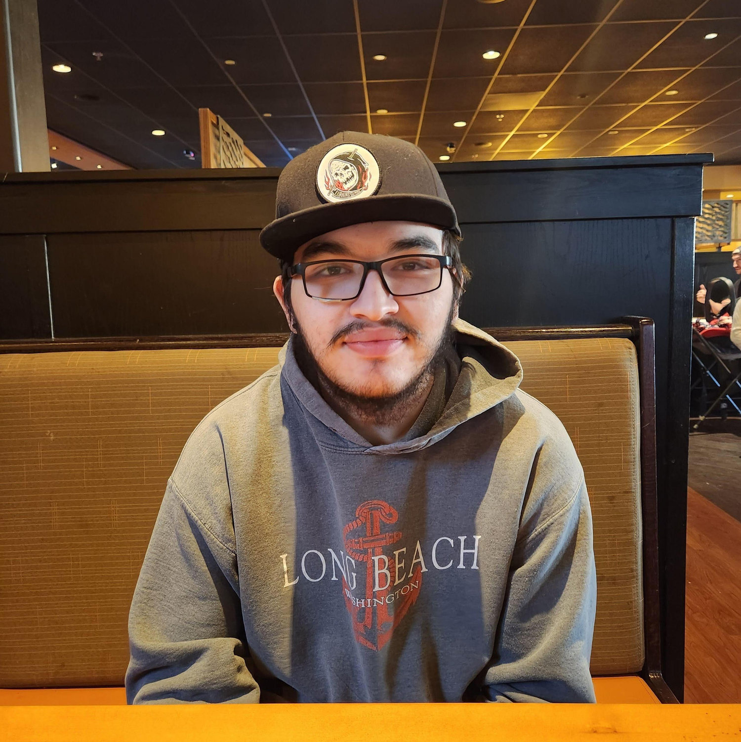 We went out on a date and David looked so Handsome.