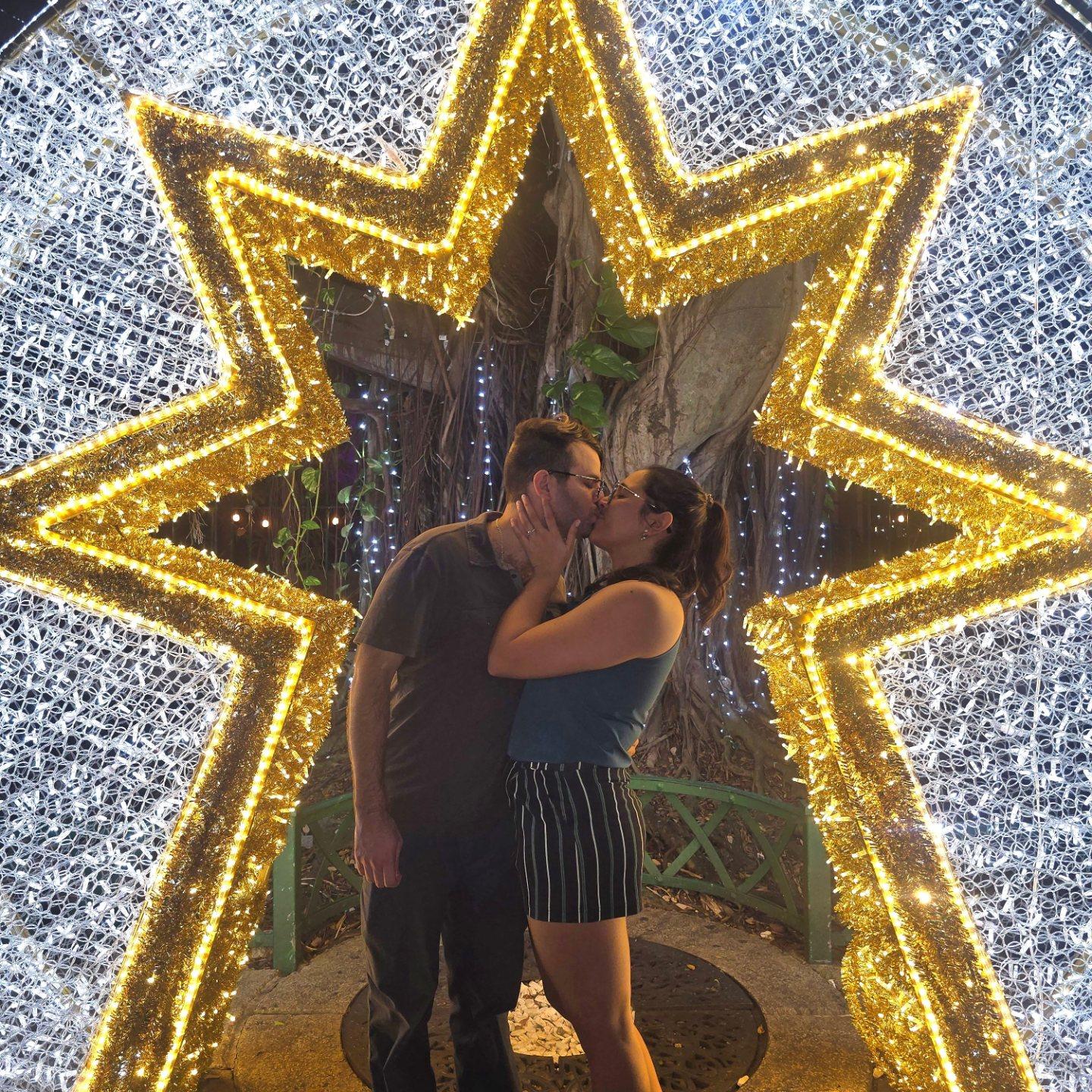 The night we got engaged at Old San Juan, PR