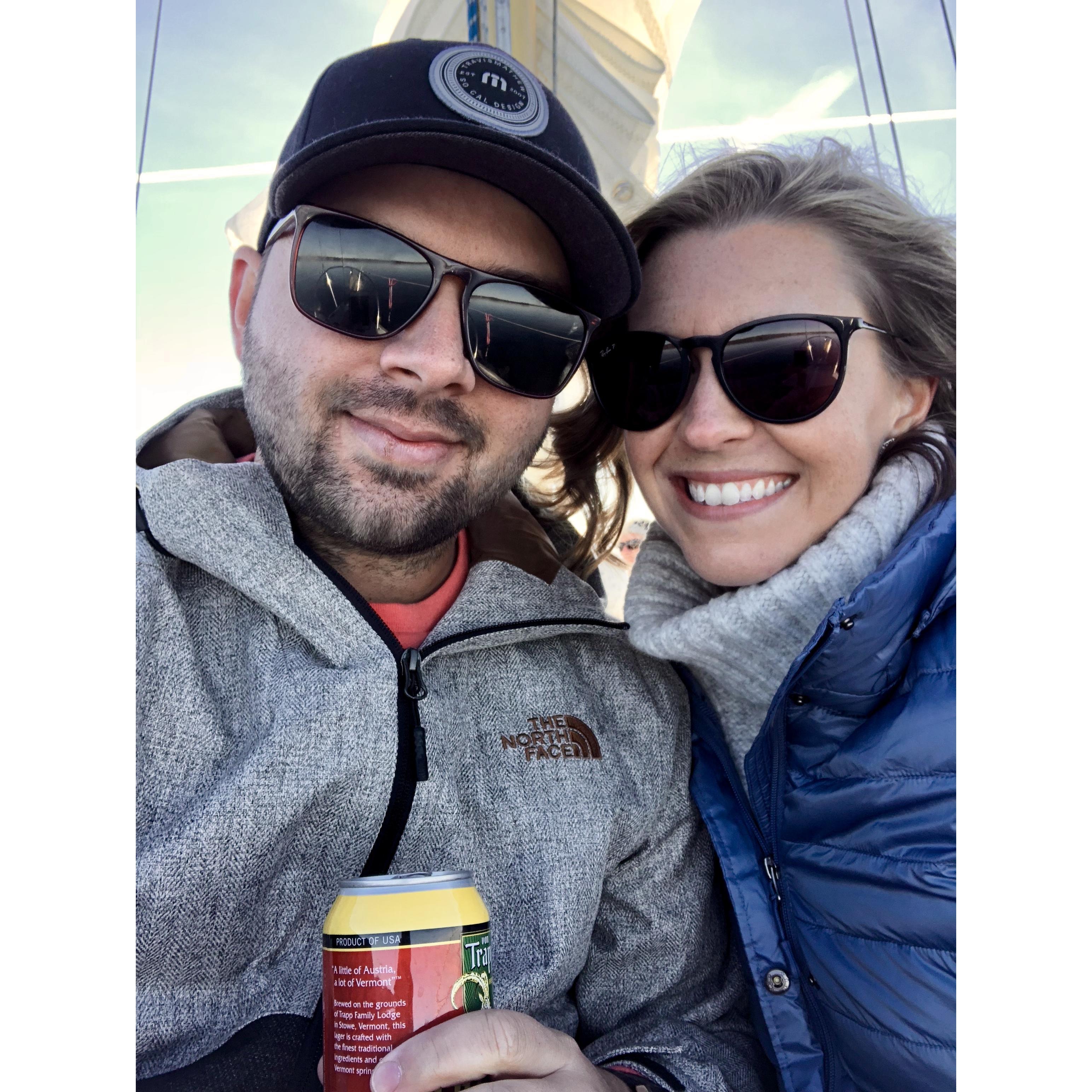 Sailing on Lake Champlain <3