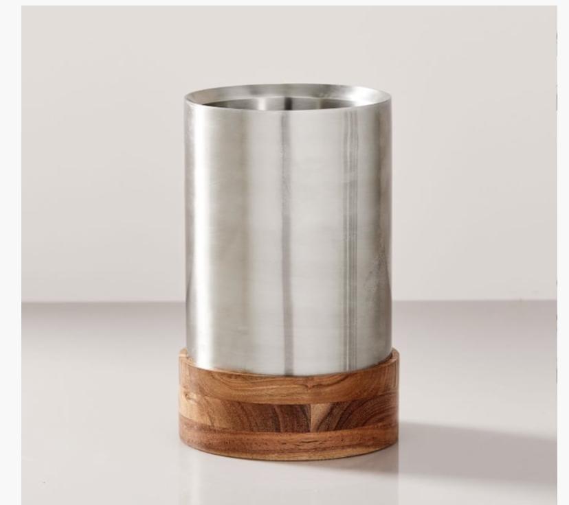 Nickel + Wood Barware - Wine Cooler
