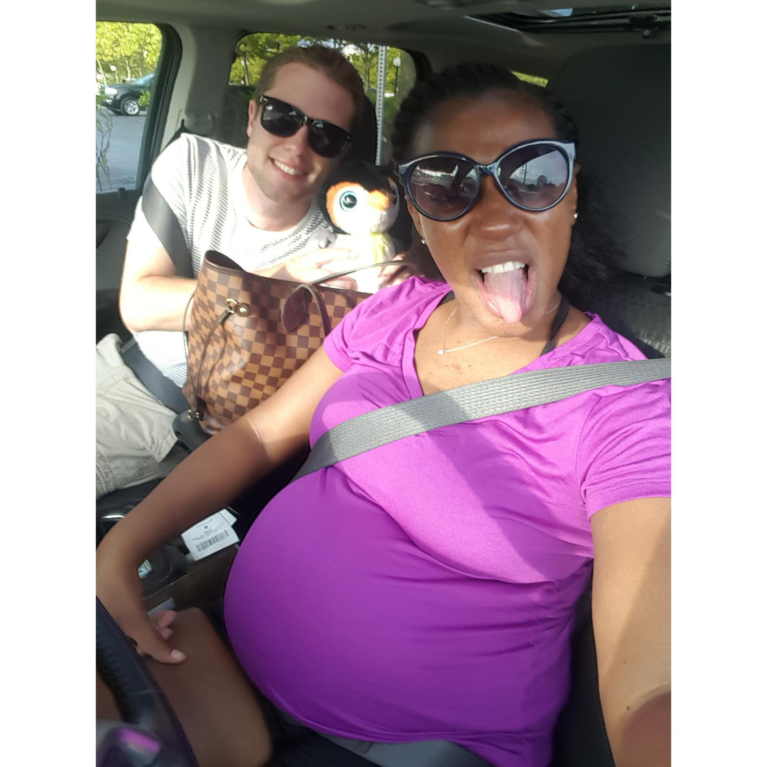 Family vacation before Maddox arrives