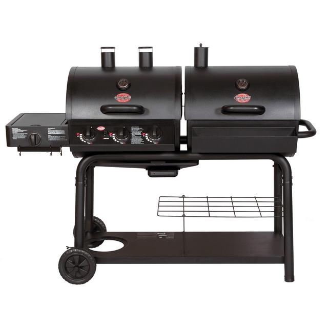 Char-Griller Duo Black Dual-function Combo Grill