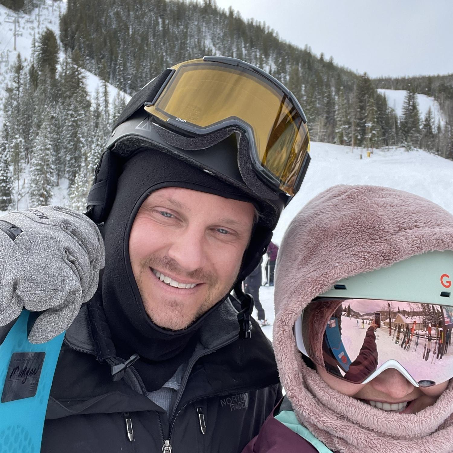 Skiing is the one sport we can do together!