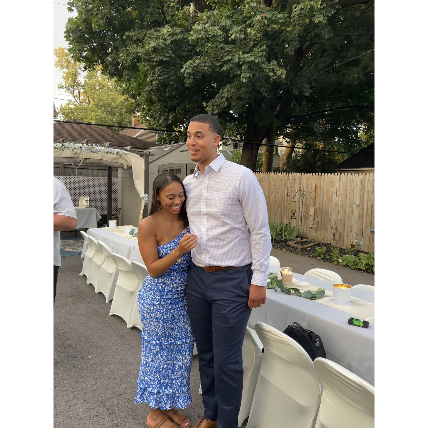 Our first wedding