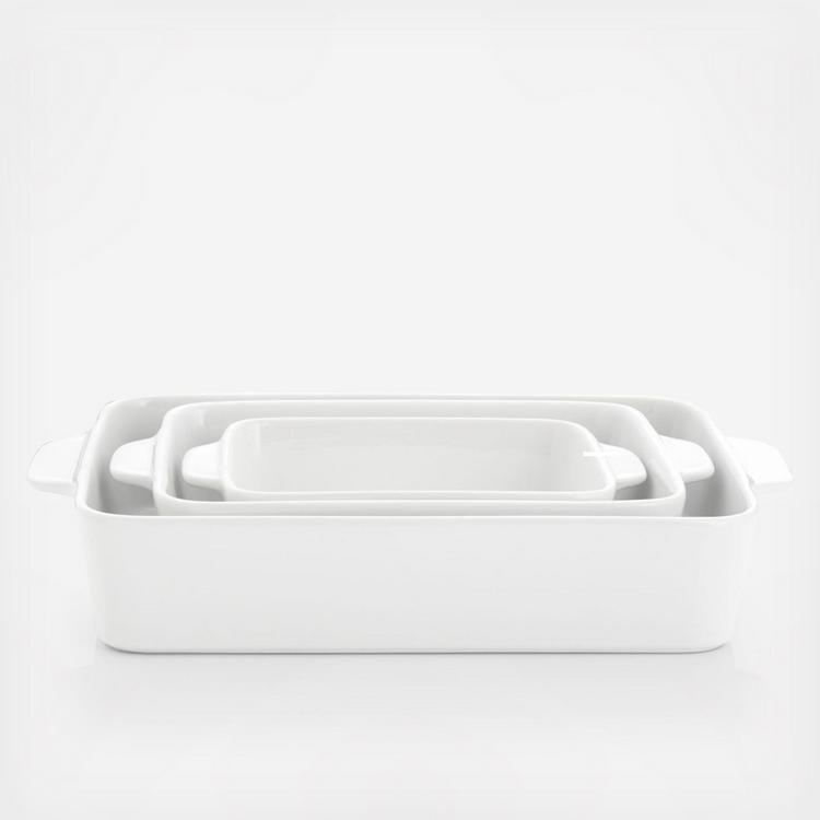 Potluck 7-Piece White Bakeware Set + Reviews