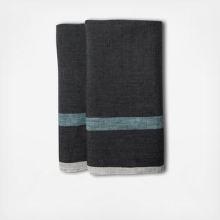 Laundered Linen Tea Towels, Set of 2