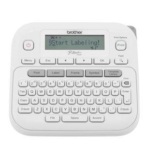 Brother P-Touch PTD220 Home/Office Everyday Label Maker | Prints TZe Label Tapes up to ~1/2 inch White