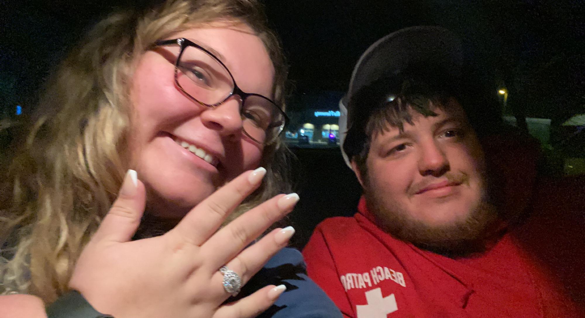 The night we got engaged!!