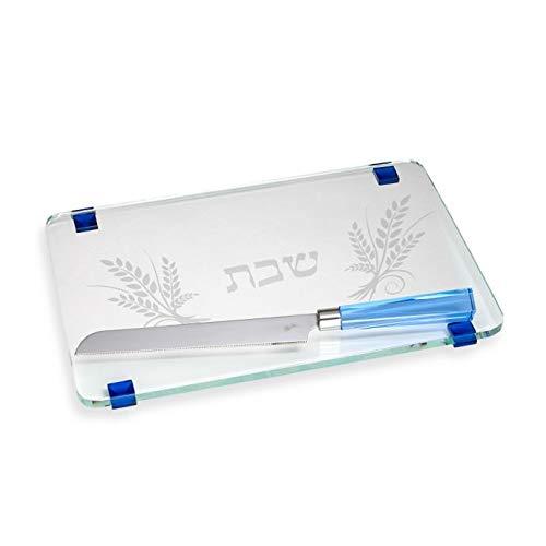 Oleg Cassini Challah Bread Plate with Knife
