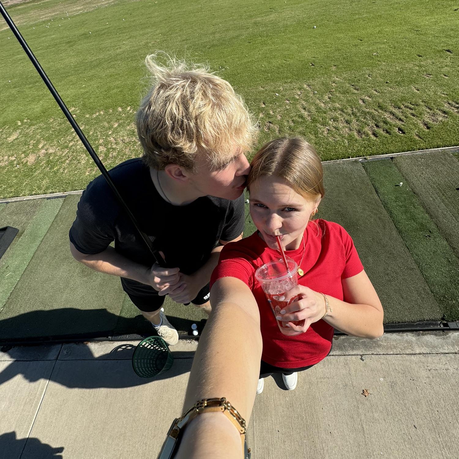Golf date the day he proposed