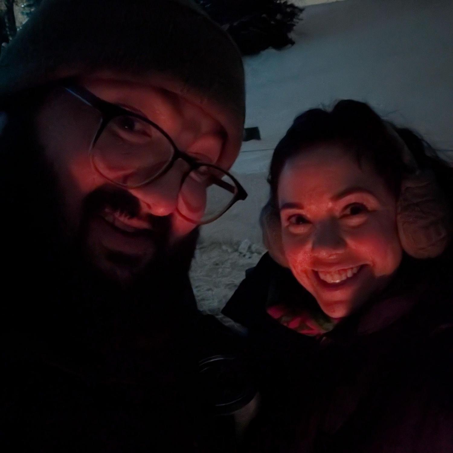 Winter walk at Enlighten at Frederick Meijer Gardens