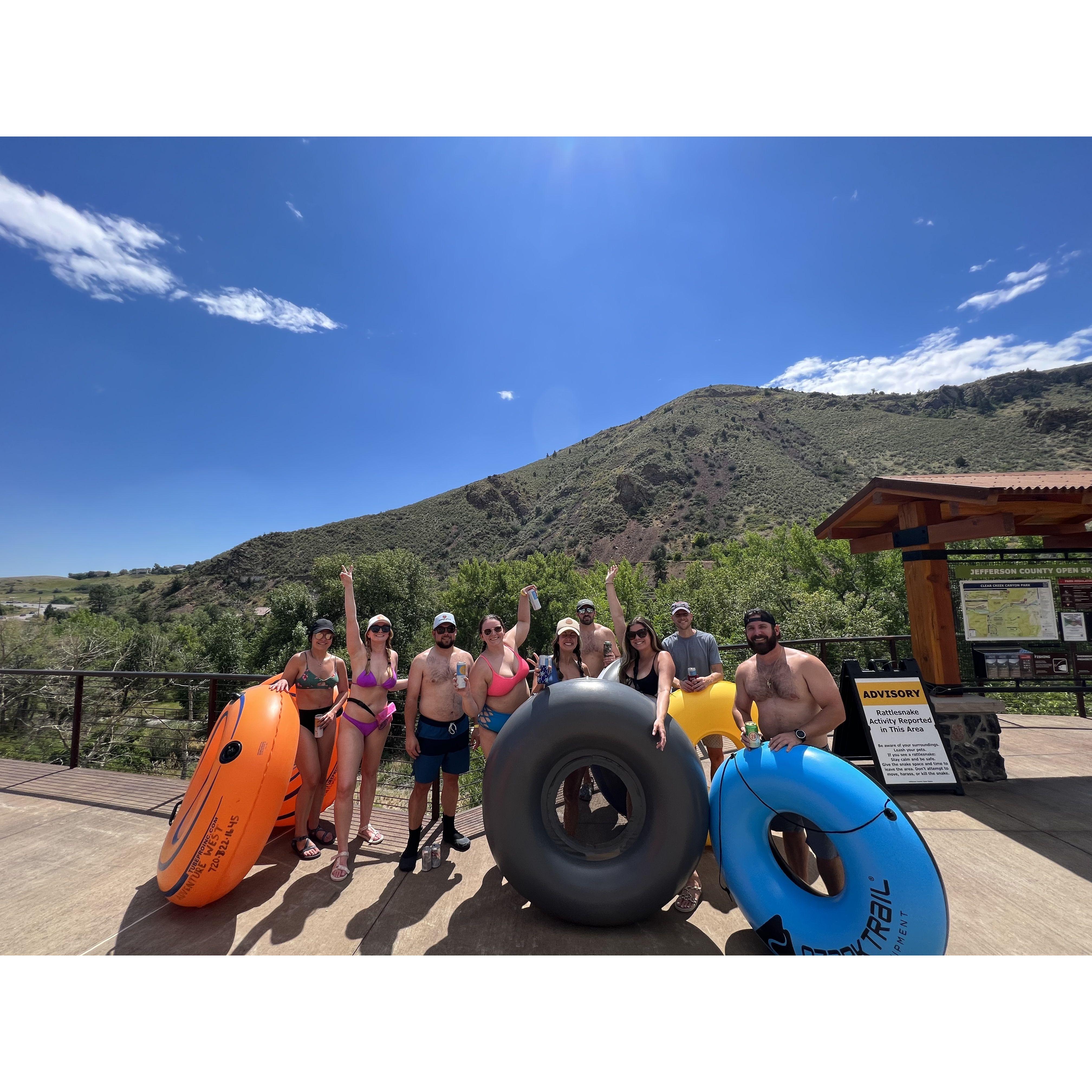 Tubing in Golden , CO- August 2023