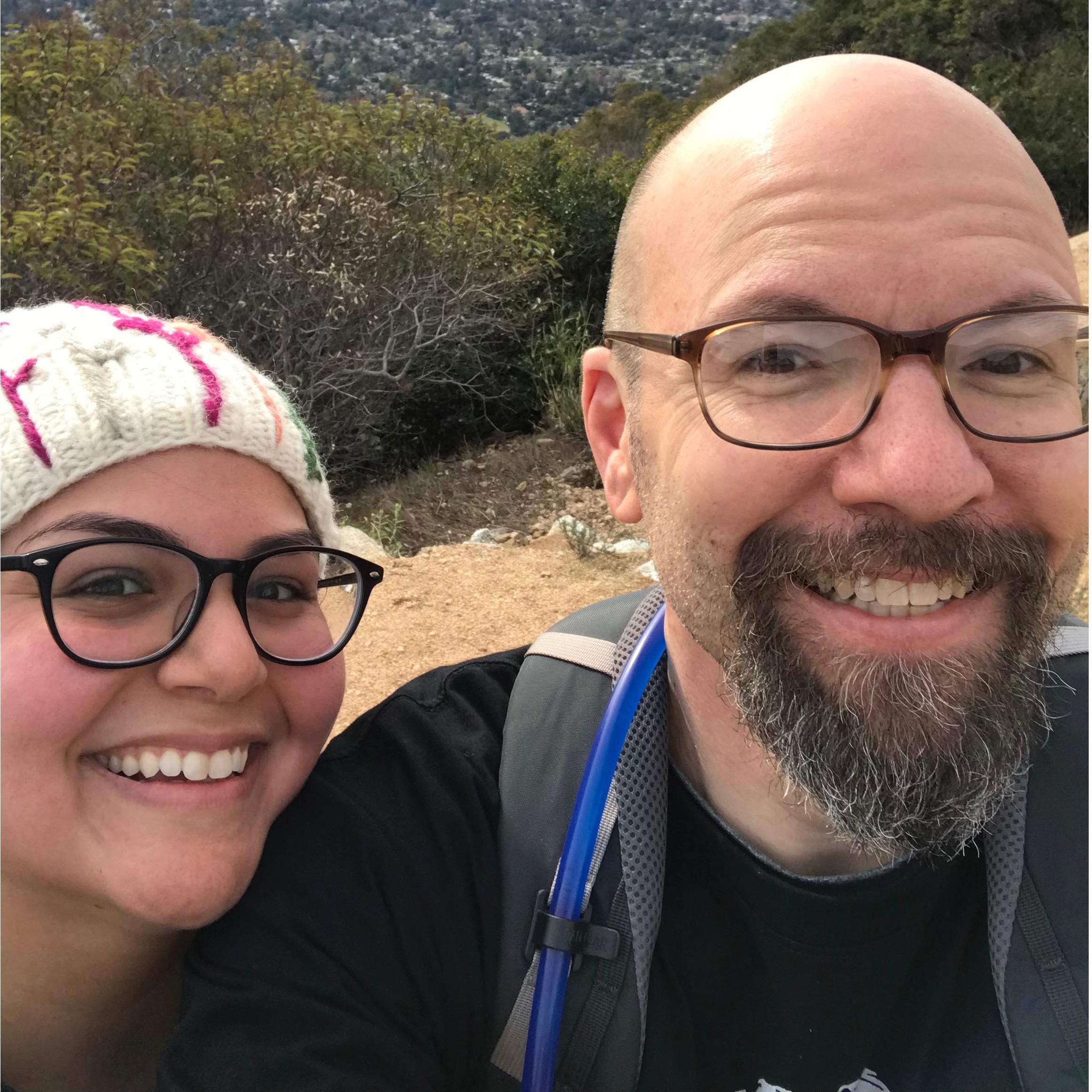 So we like to hike if you didn't notice.