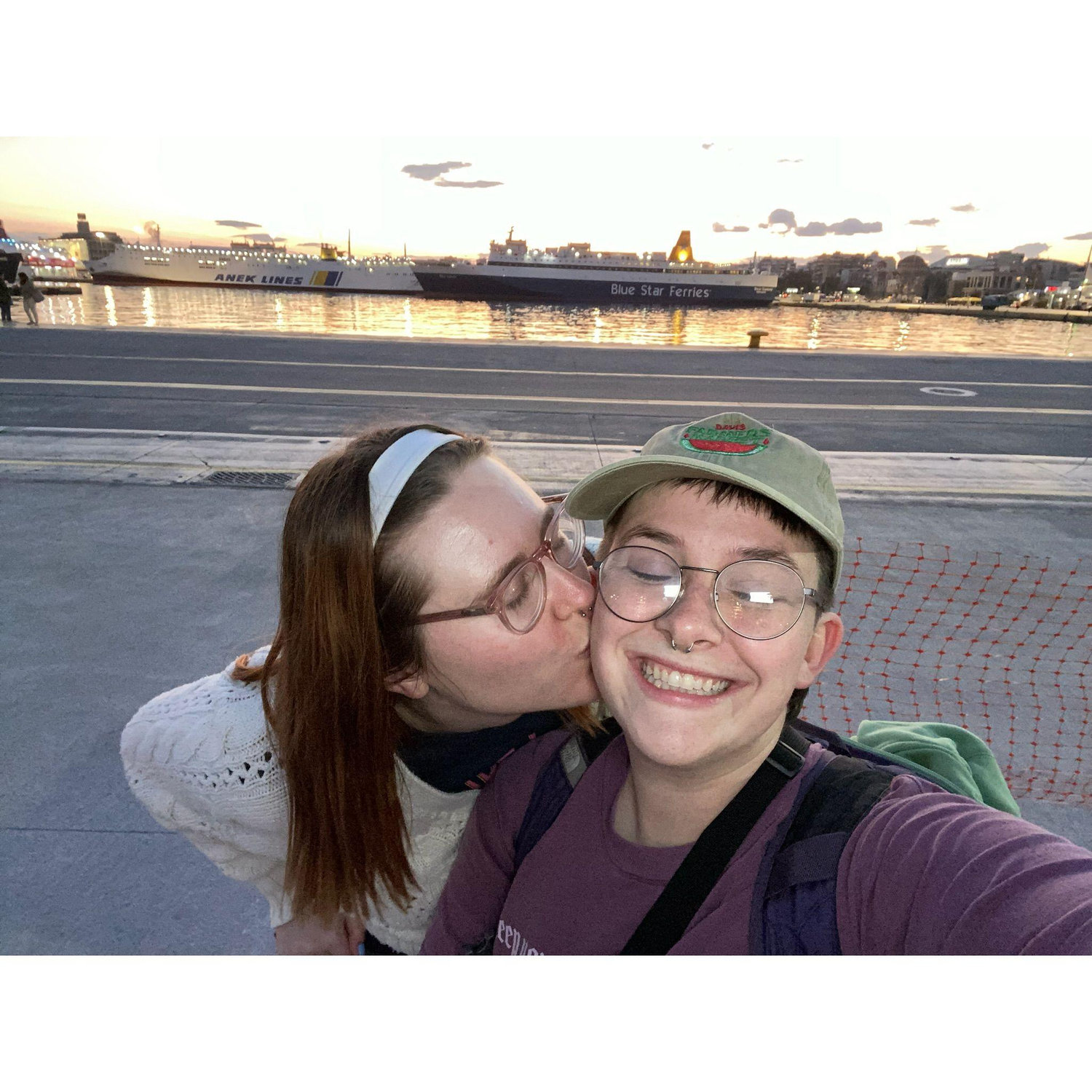 We're such good adventure buddies we travelled to Greece after 10 months together