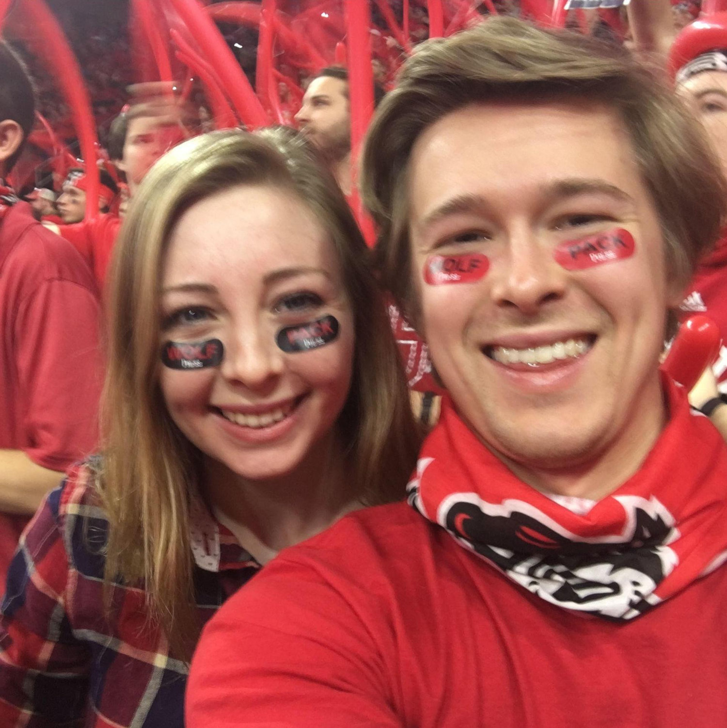 Our NC State days--Go Pack!