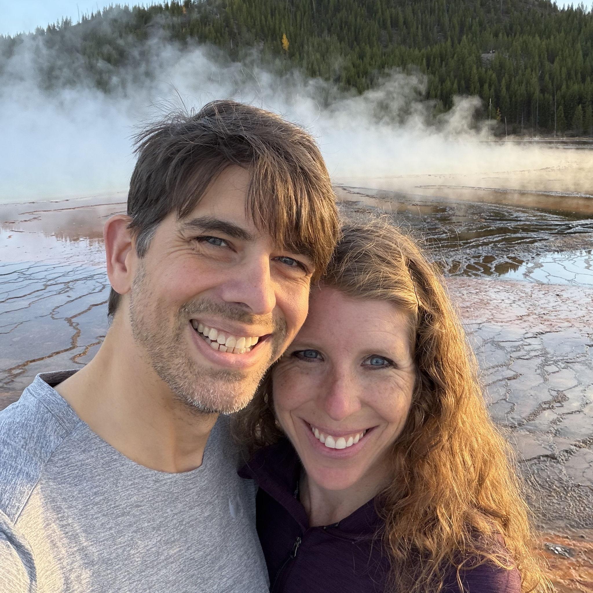 Prismatic spring in Yellowstone