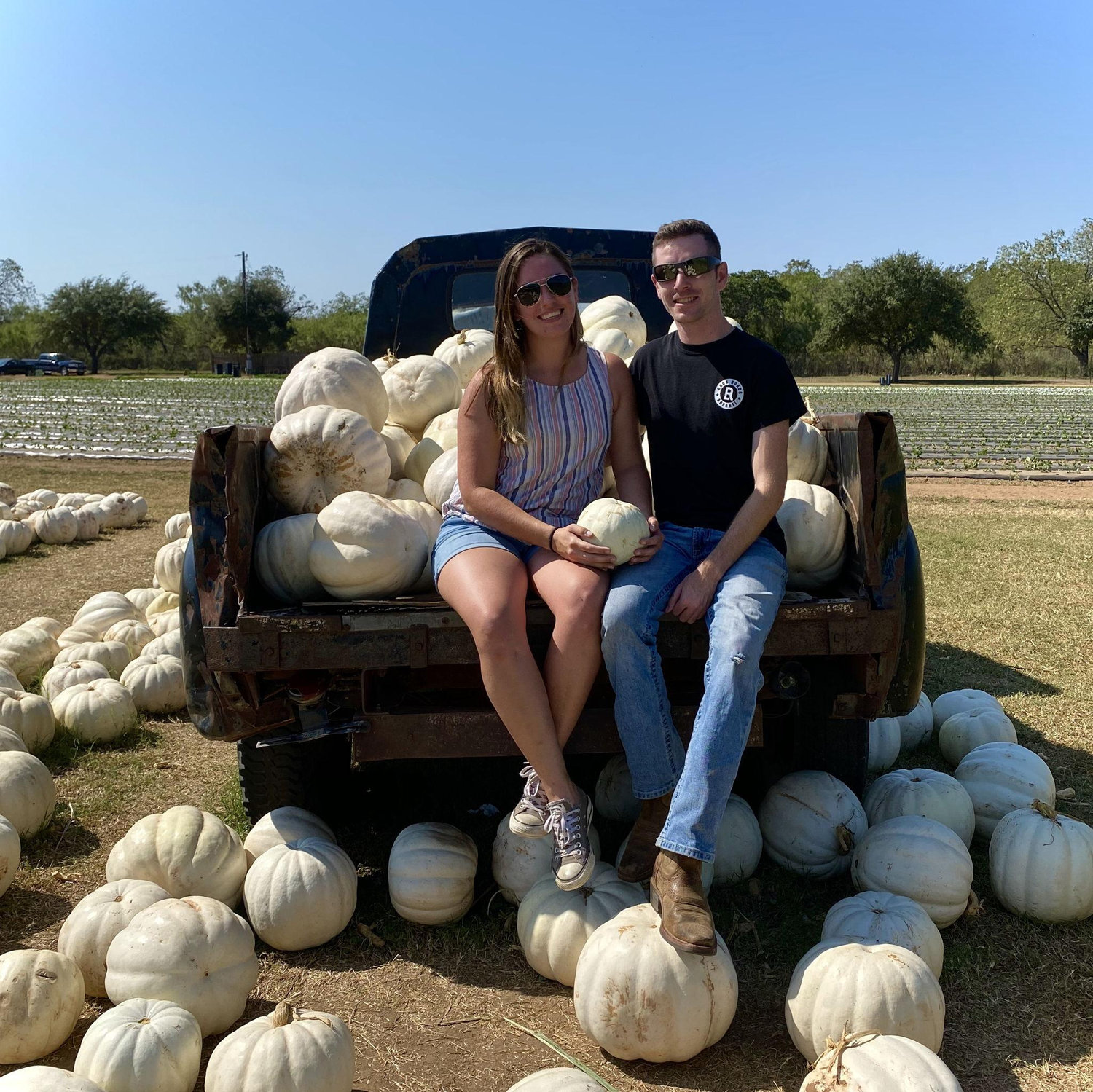 Pumpkin picking with friends!