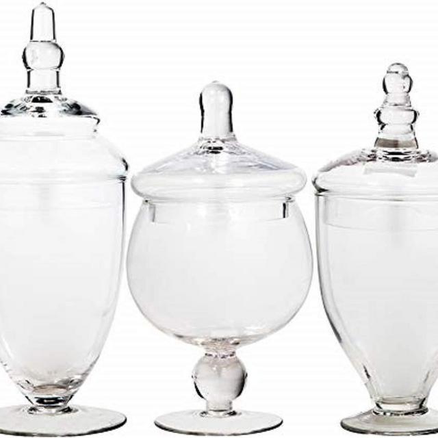 Home Essentials 3013 Apothecary Jar BB Terra Set of 3