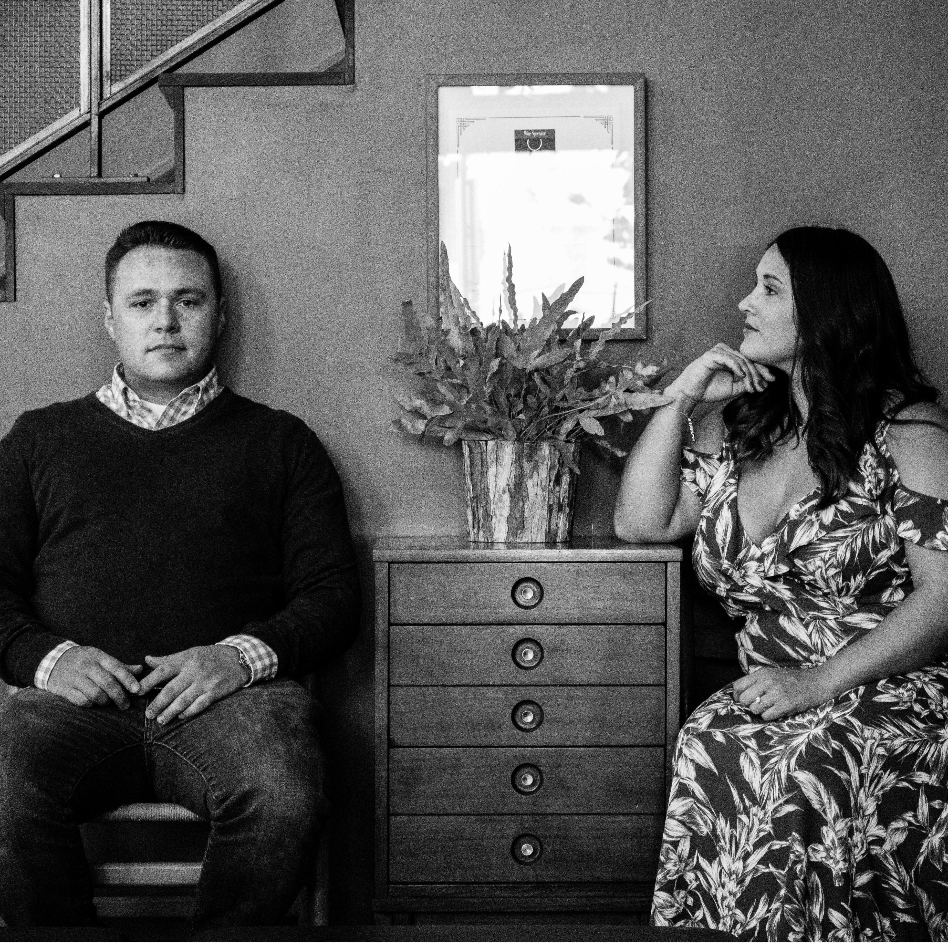 Silly takes during our engagement shoot