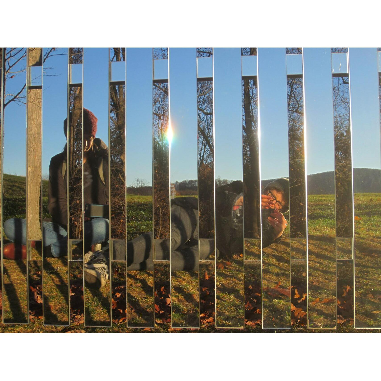 First known photo of us together. Taken at Storm King Art Center, fall of 2016.