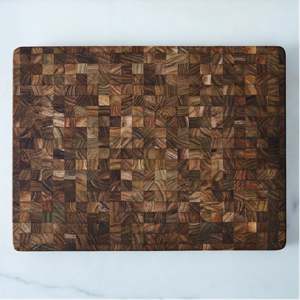 Teakhaus Teak End Grain Cutting Board, Square & Large