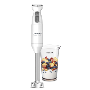 Cuisinart Hand Blender, Smart Stick 2-Speed - Powerful & Easy to Use Stick Immersion Blender for Shakes, Smoothies, Puree, Baby Food, Soups & Sauces, Stainless Steel, CSB-175P1