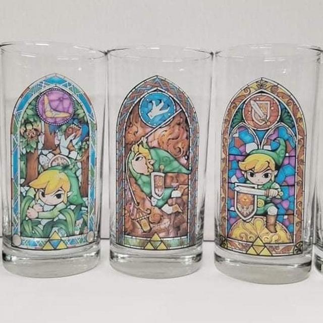 Zelda Stain Glassed Design Custom Drinking...