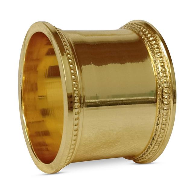 Aman Imports Napkin Ring with Beaded Rim - 100% Exclusive