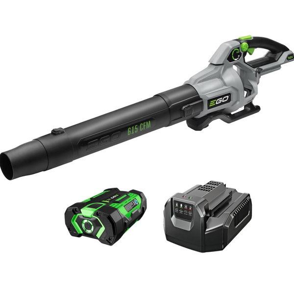 EGO POWER+ Leaf Blower, Cordless Electric 615 CFM, Includes 56V 2.5Ah Battery and Charger - LB6151