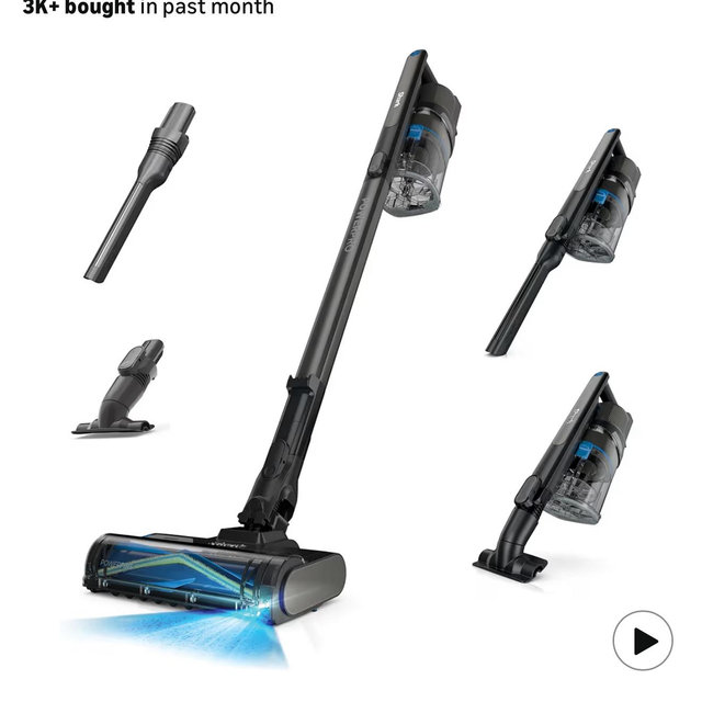 Shark - Pet Cordless Stick Vacuum with XL Dust Cup, LED Headlights - Blue Iris