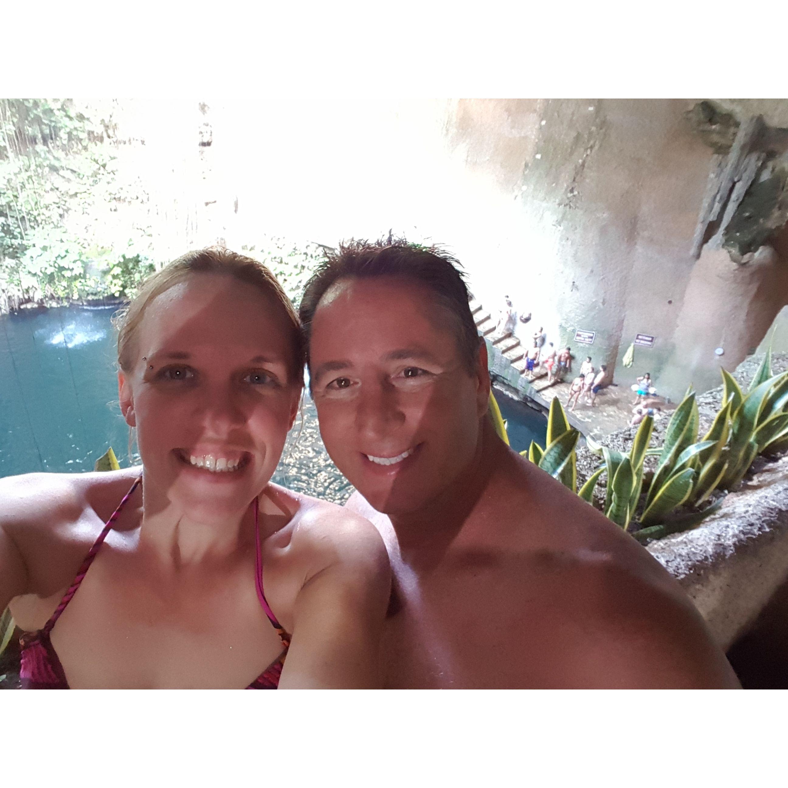 Cenote in Mexico - March 2017.