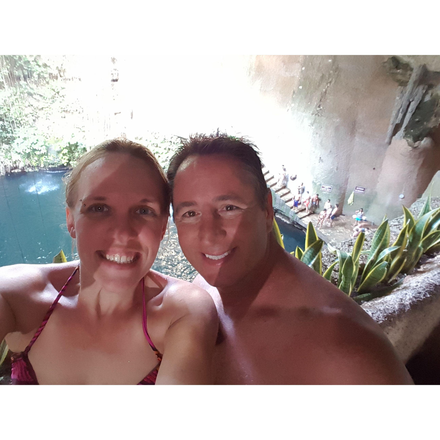 Cenote in Mexico - March 2017.