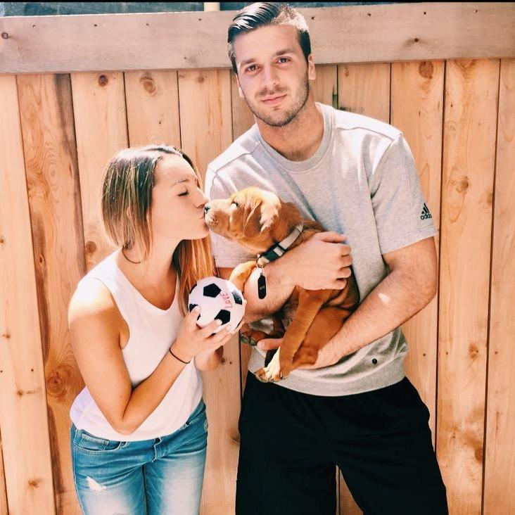 Getting our first puppy (Becks) together in 2017!