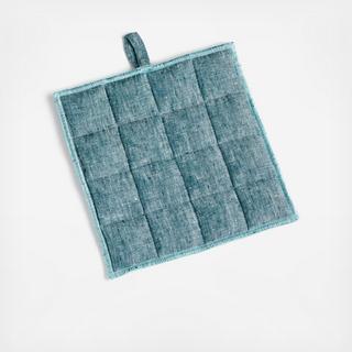 Serged Linen Pot Holder