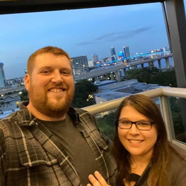 The rooftop bar where he proposed!