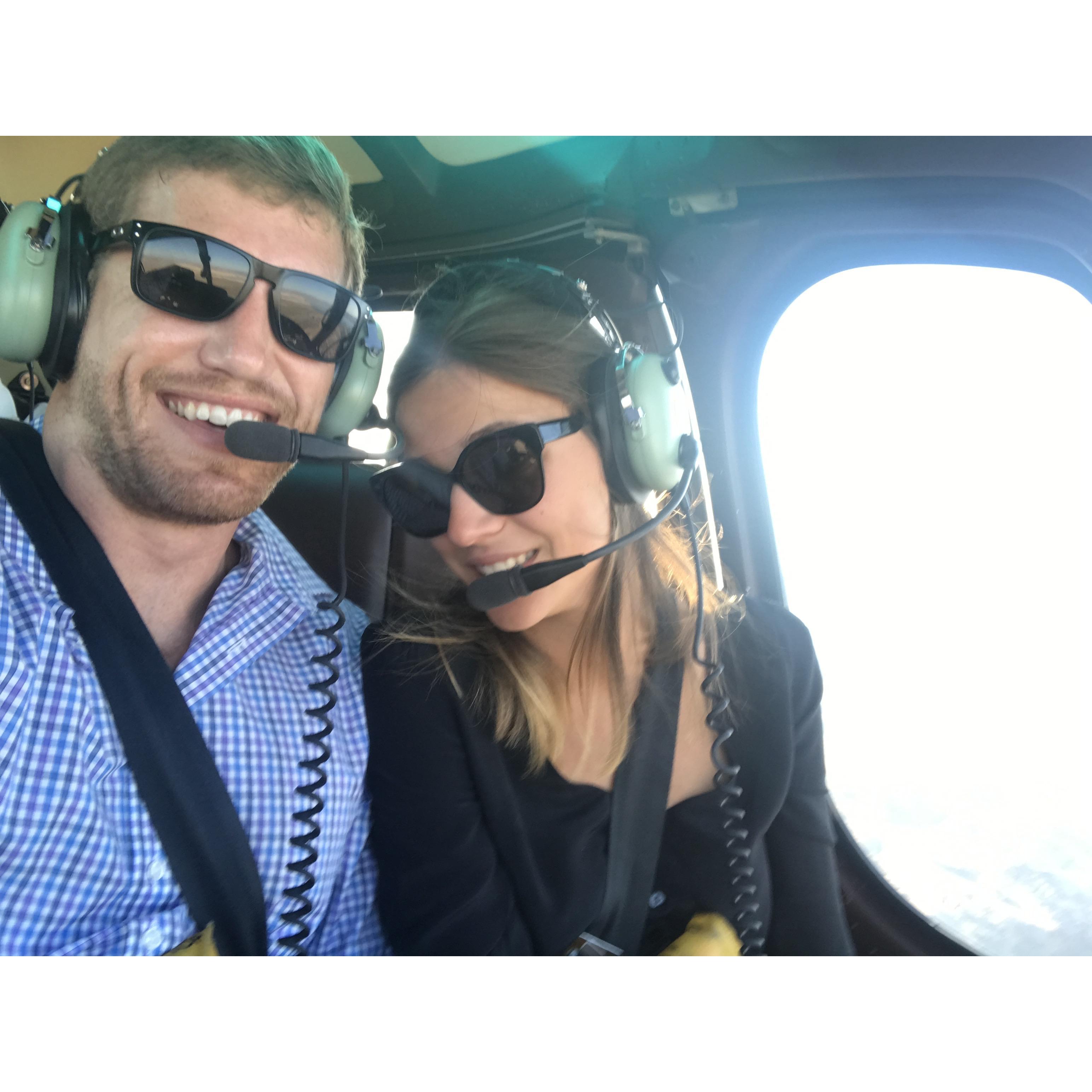Helicopter tour in the desert, Las Vegas
