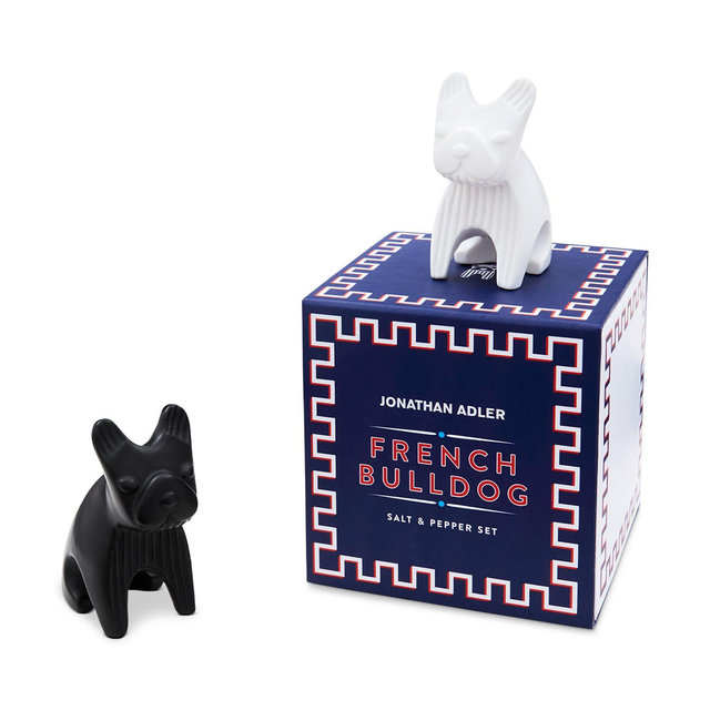 Jonathan Adler French Bulldog Salt & Pepper Shaker Set
