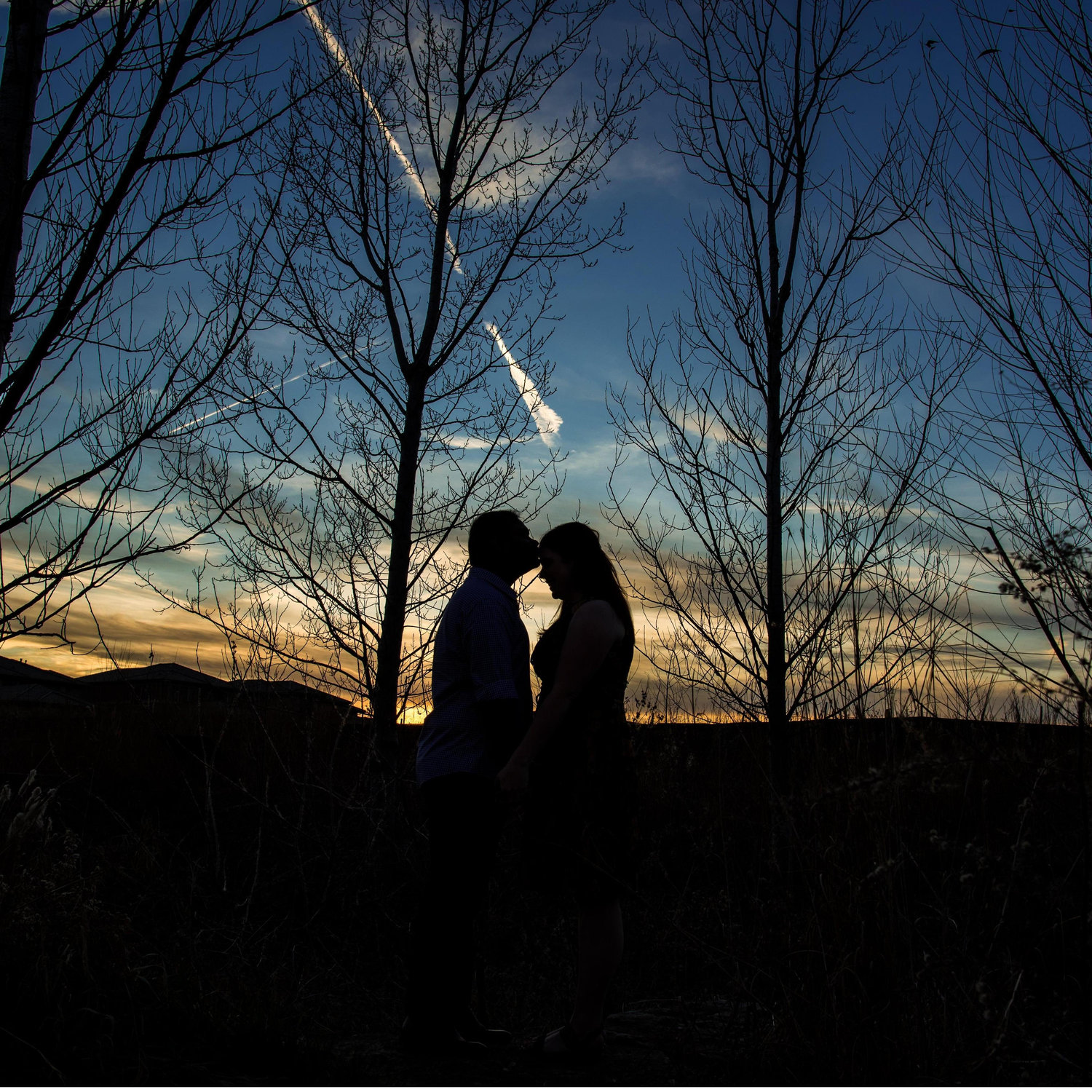Engagement Photos at PrairieFire KC. Photos by Vijay Ainapurapu.