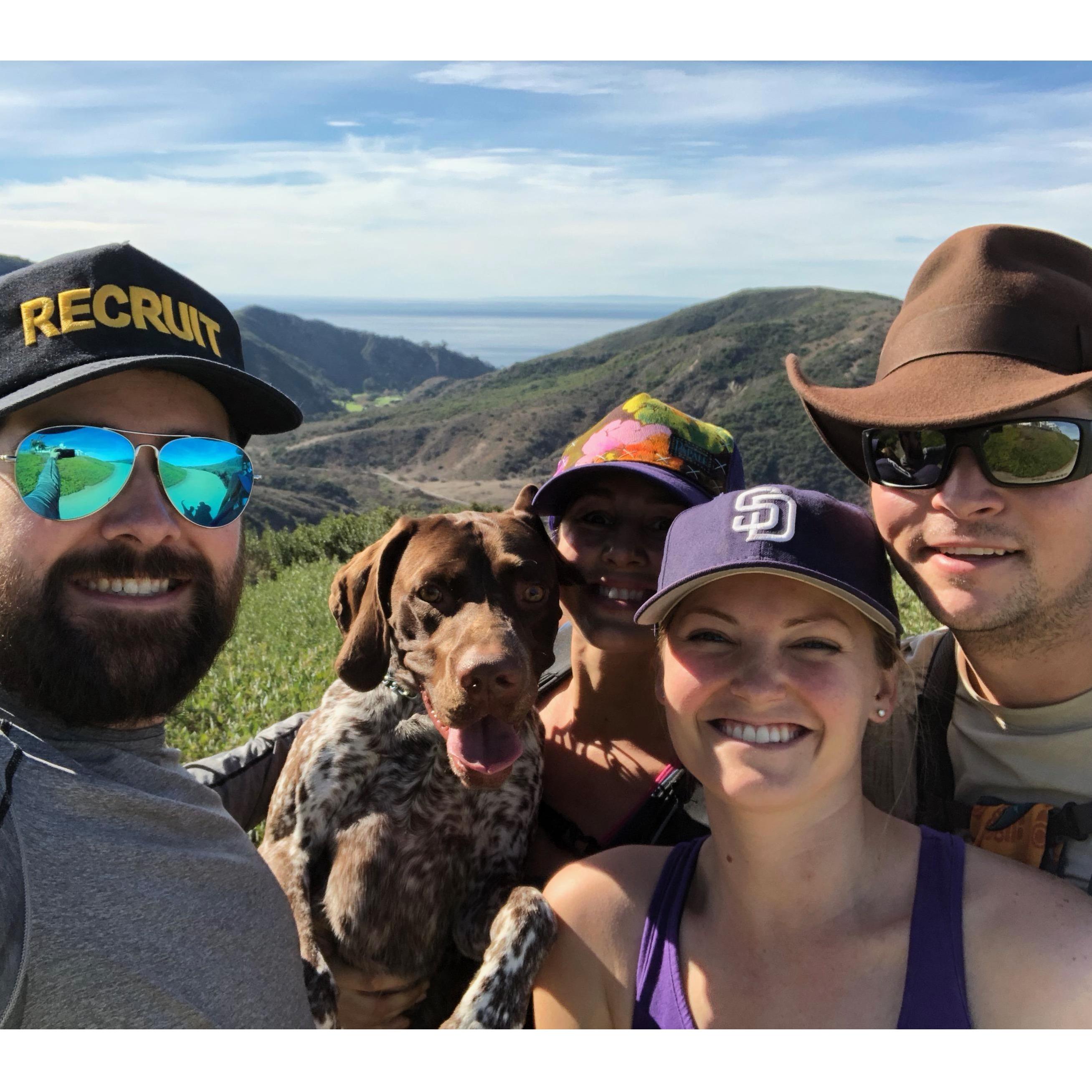 Hiking with the gang! February 2018