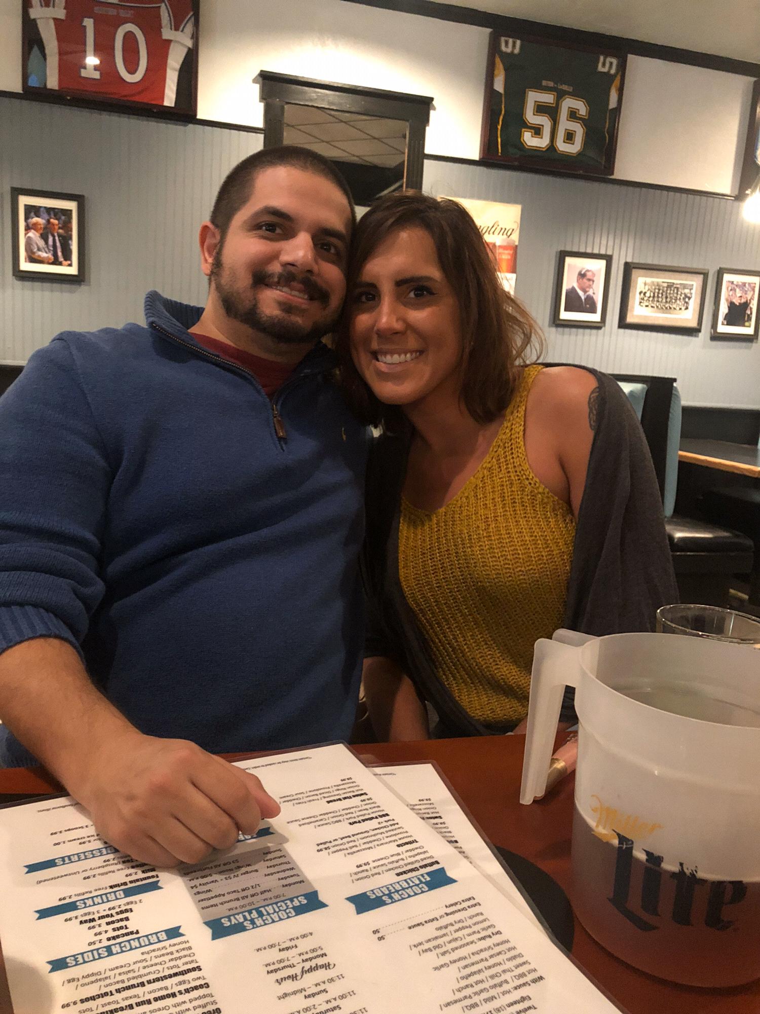 Coach's in Pittsburgh, PA to celebrate our cousin Joe's birthday