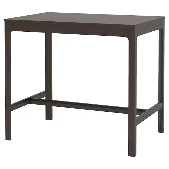 EKEDALEN Bar table, dark brown