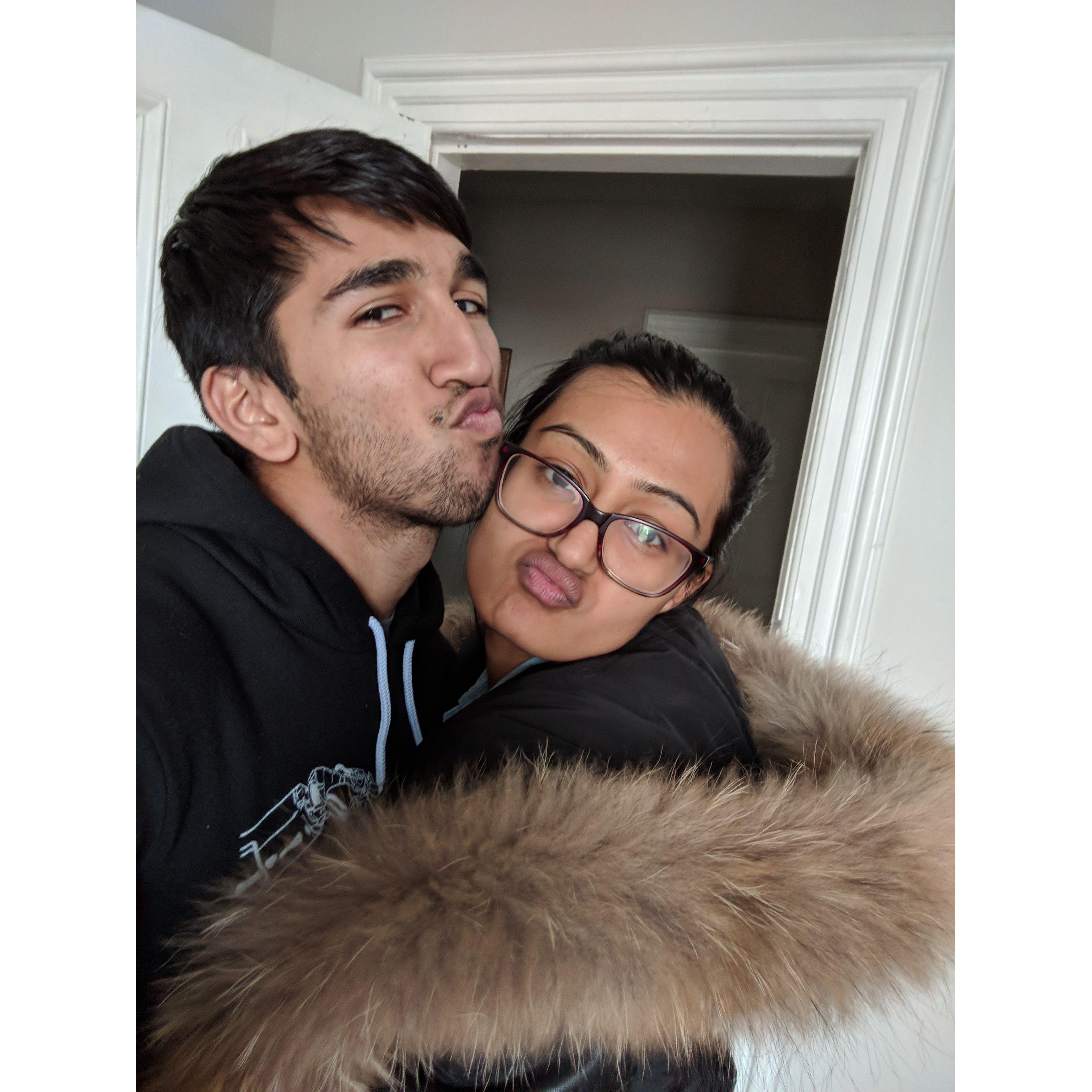 Moving out of Ritu's apartment when she first left Shopify. Jeet absolutely hated this place and was so ready to move her out.