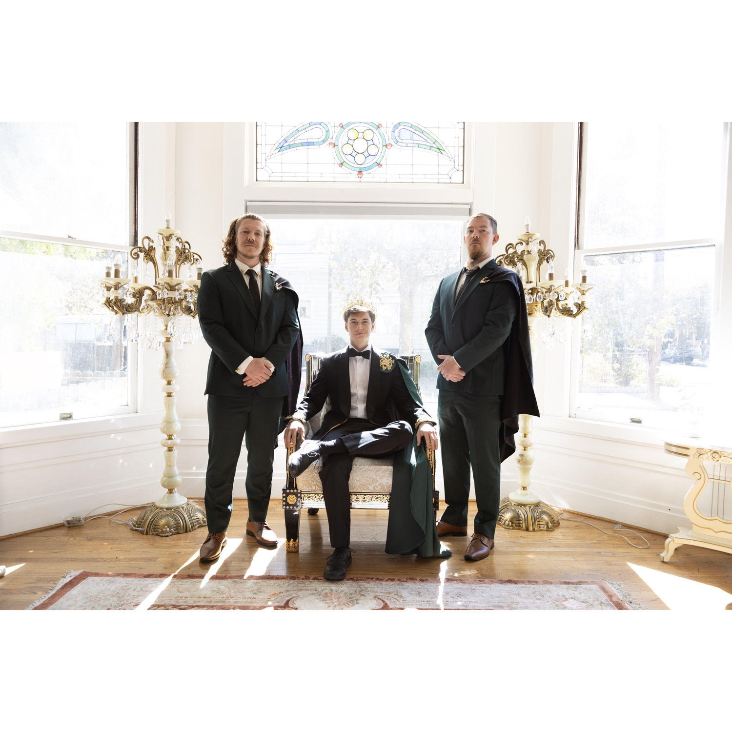 Erik, Xander, and Andrew (brothers of the groom)