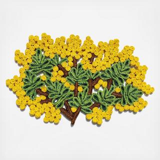 Florigraphie Mimosa Straw Table Mat
