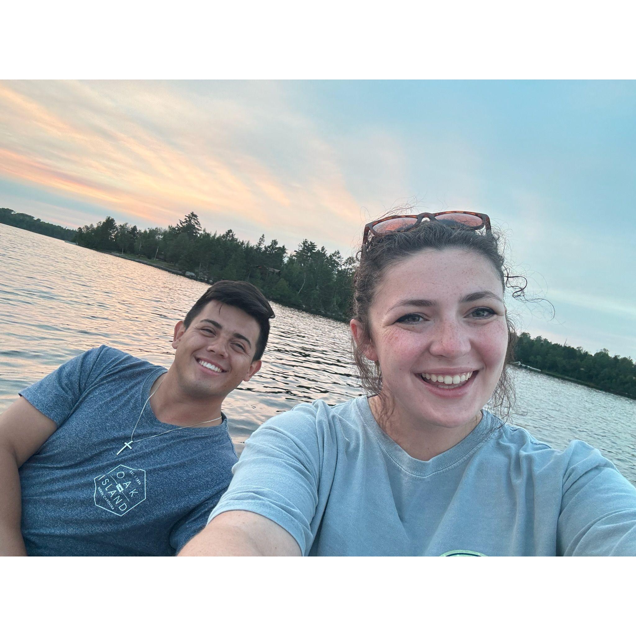 Kayaking on Birch Lake